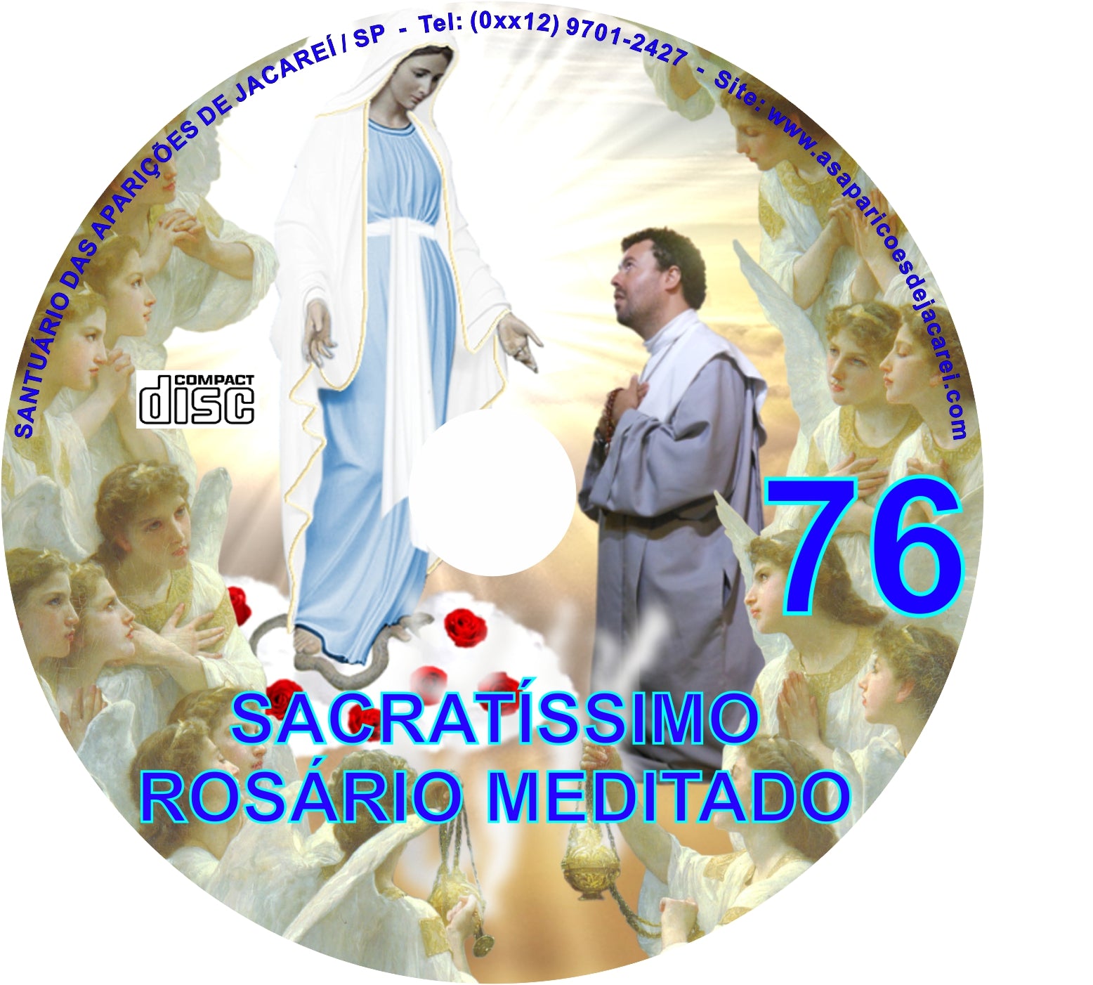 CD Rosário Meditado 076 CD Rosário Meditado 076